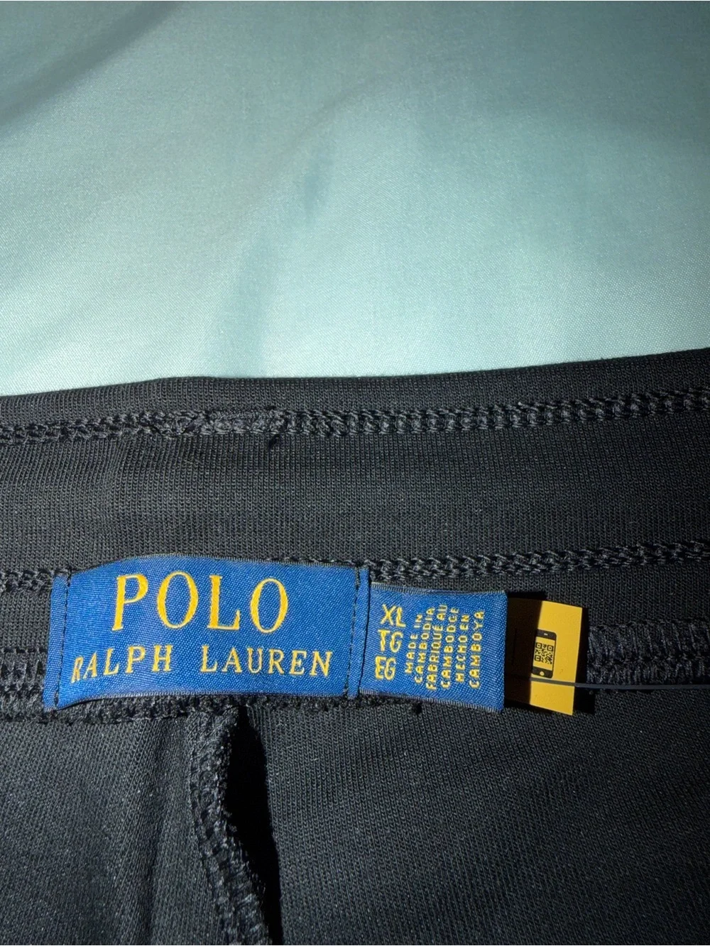 Polo Ralph Lauren Black Double-Knit Short